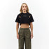CROP TOP NEGRO RAGGIANTE CLEMONT